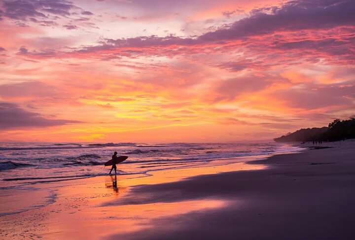 Conchal Adventures Costa Rica Sunset Surfer
