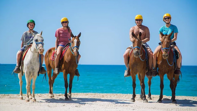 White sand horses ride by Conchal Adventures Costa Rica